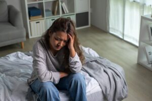 depression, depressed woman